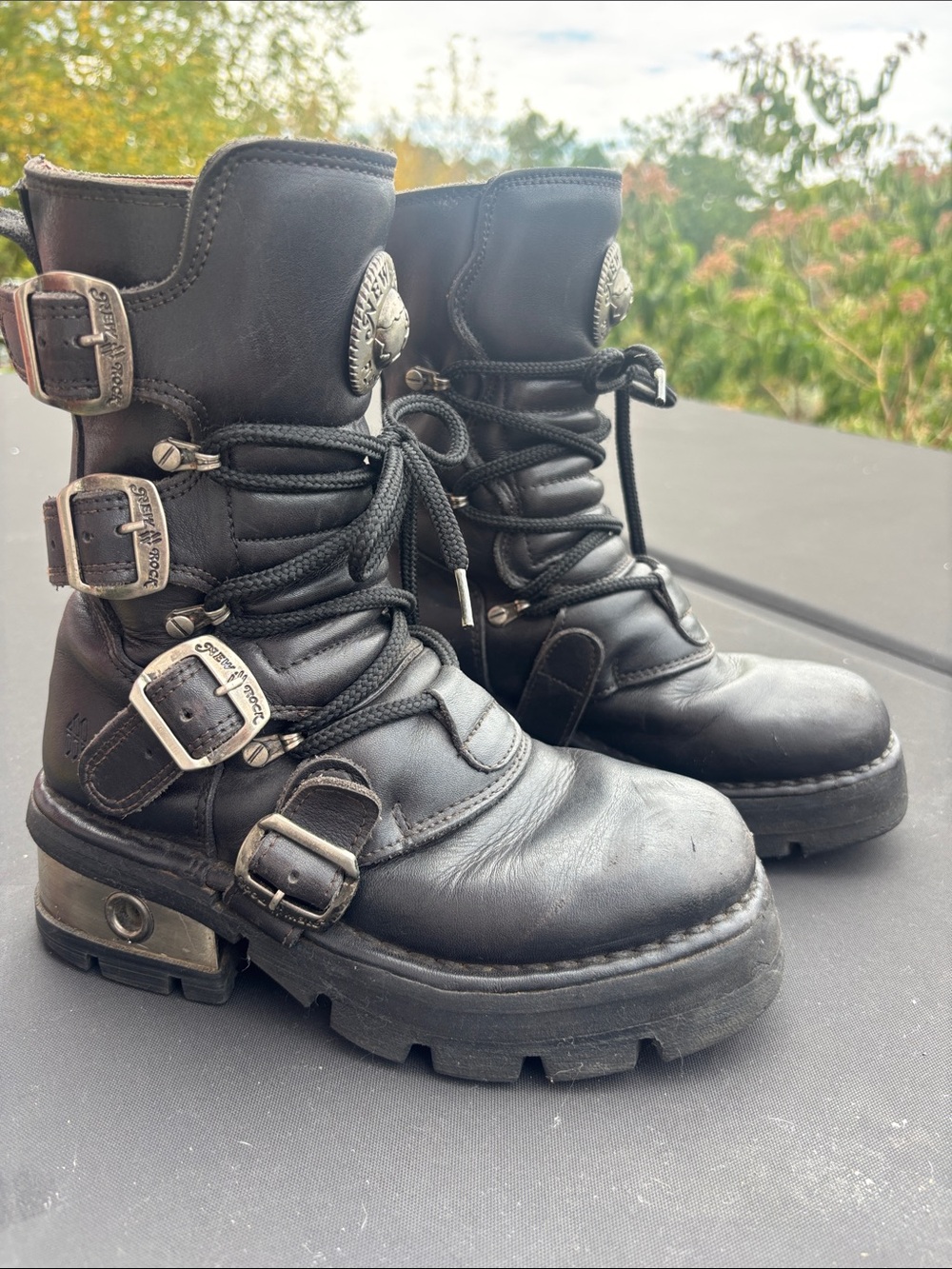 Vintage 90’s New Rock Boots Size 6.5